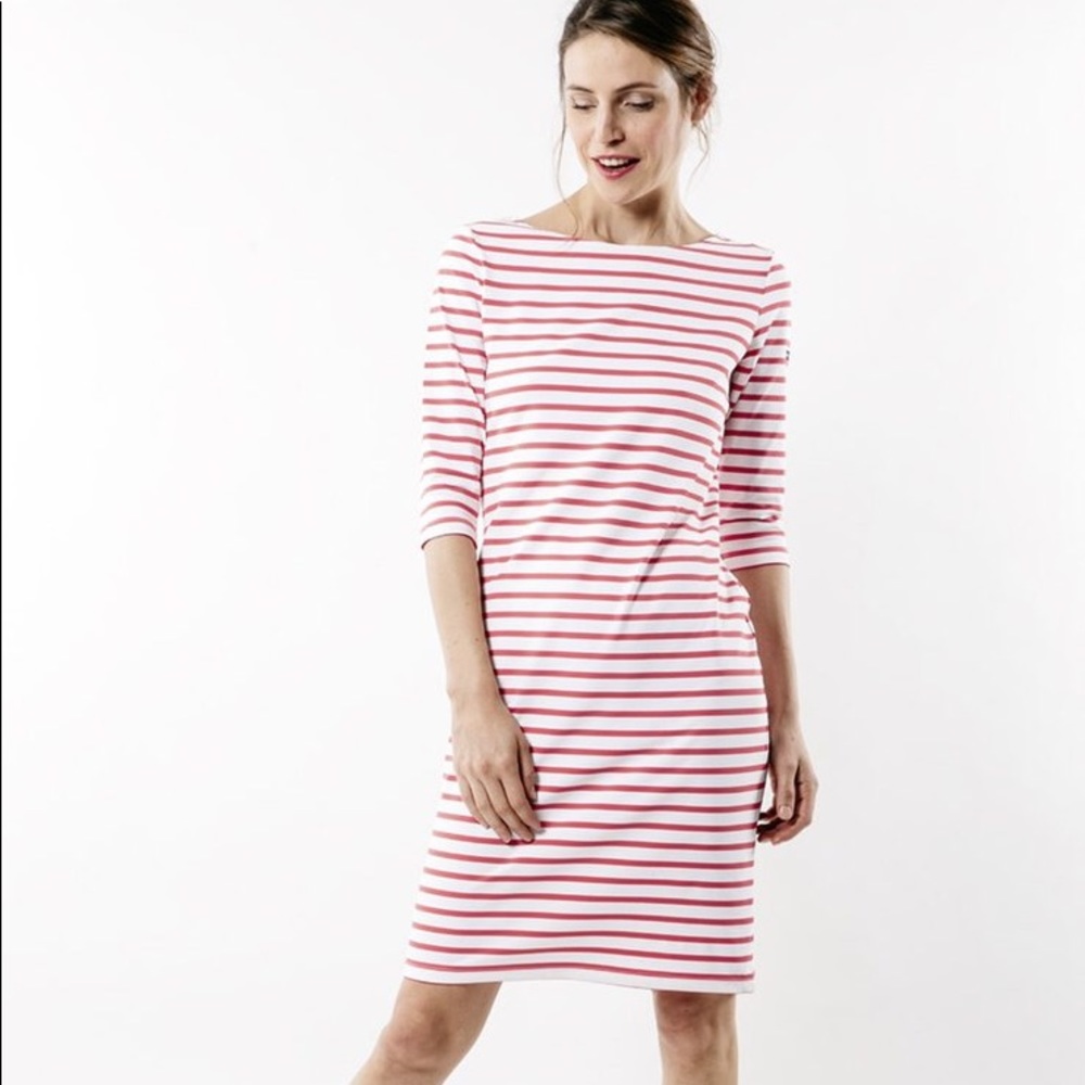 Saint James Nautical Striped Dress, size 4